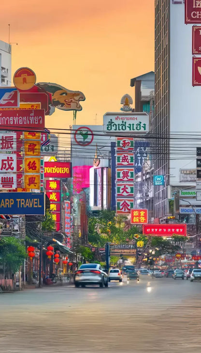Bangkok Street 8’x14’ UltraCloth (96 x 168 inch) Backdrop