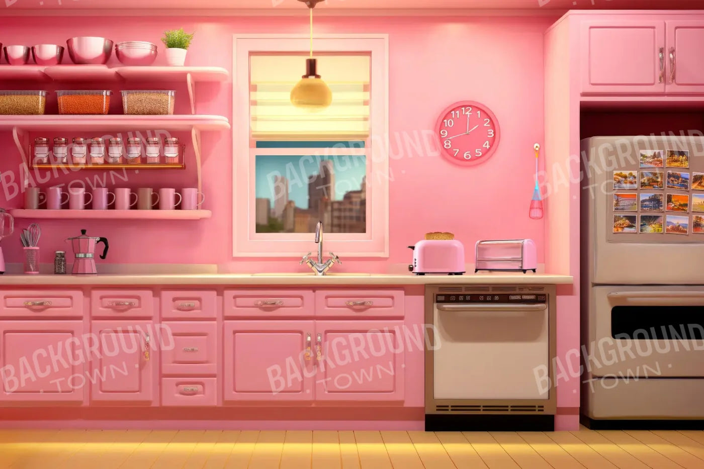 Barbie Kitchen 12’x8’ UltraCloth (144 x 96 inch) Backdrop