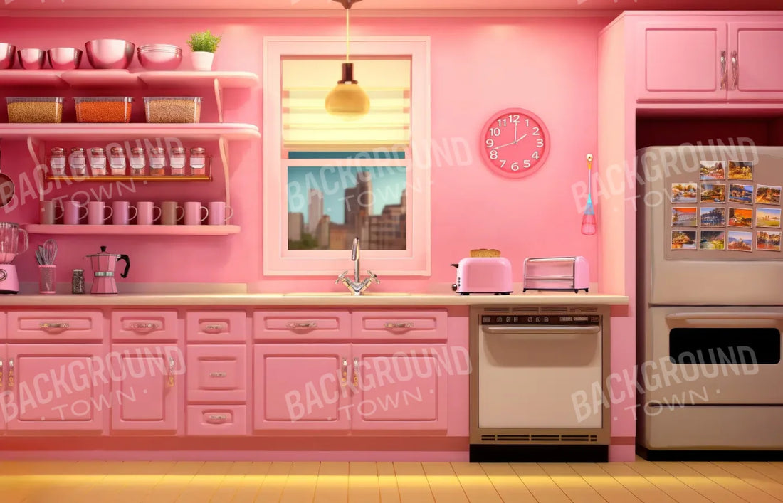 Barbie Kitchen 14’x9’ UltraCloth (168 x 108 inch) Backdrop