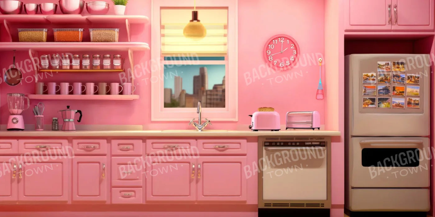 Barbie Kitchen 16’x8’ UltraCloth (192 x 96 inch) Backdrop