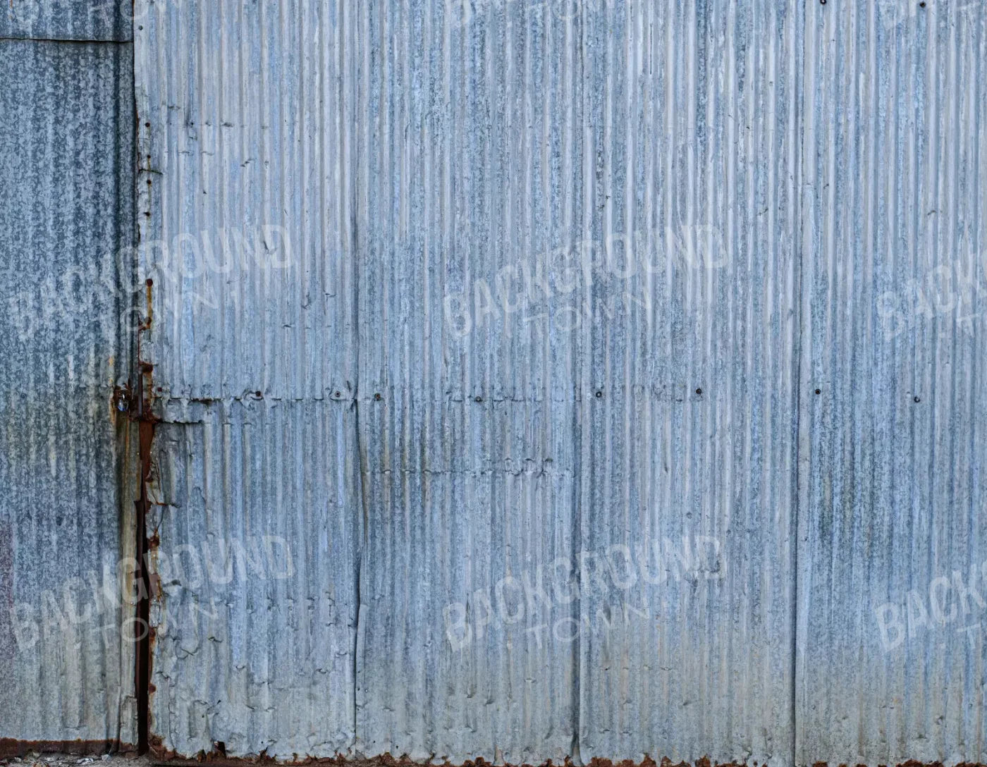 Barn Steel 8X6 Fleece ( 96 X 72 Inch ) Backdrop