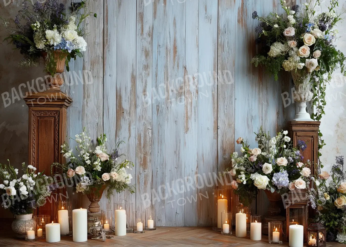 Barn Wedding 7’x5’ UltraCloth (84 x 60 inch) Backdrop