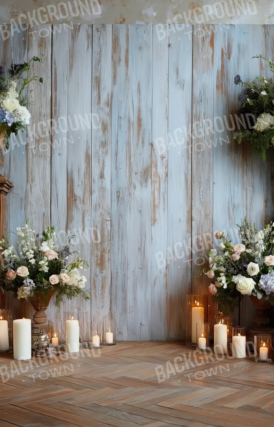 Barn Wedding 9’x14’ UltraCloth (108 x 168 inch) Backdrop