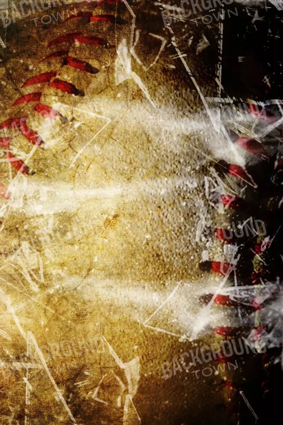 Baseball Grunge 5X8 Ultracloth ( 60 X 96 Inch ) Backdrop