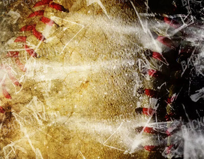 Baseball Grunge 8X6 Fleece ( 96 X 72 Inch ) Backdrop