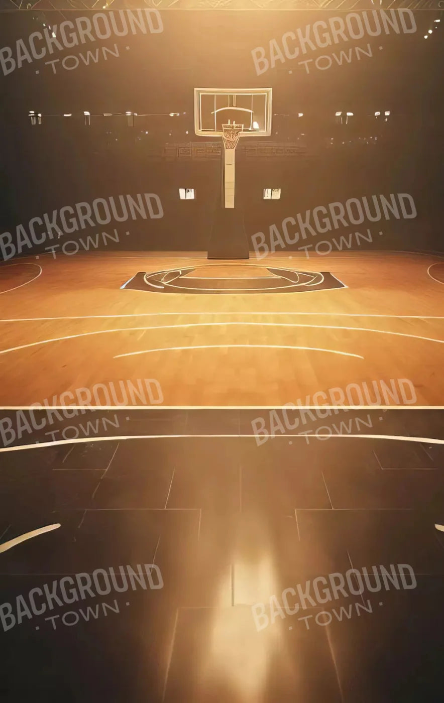 Basketball Court 10X16 Ultracloth ( 120 X 192 Inch ) Backdrop