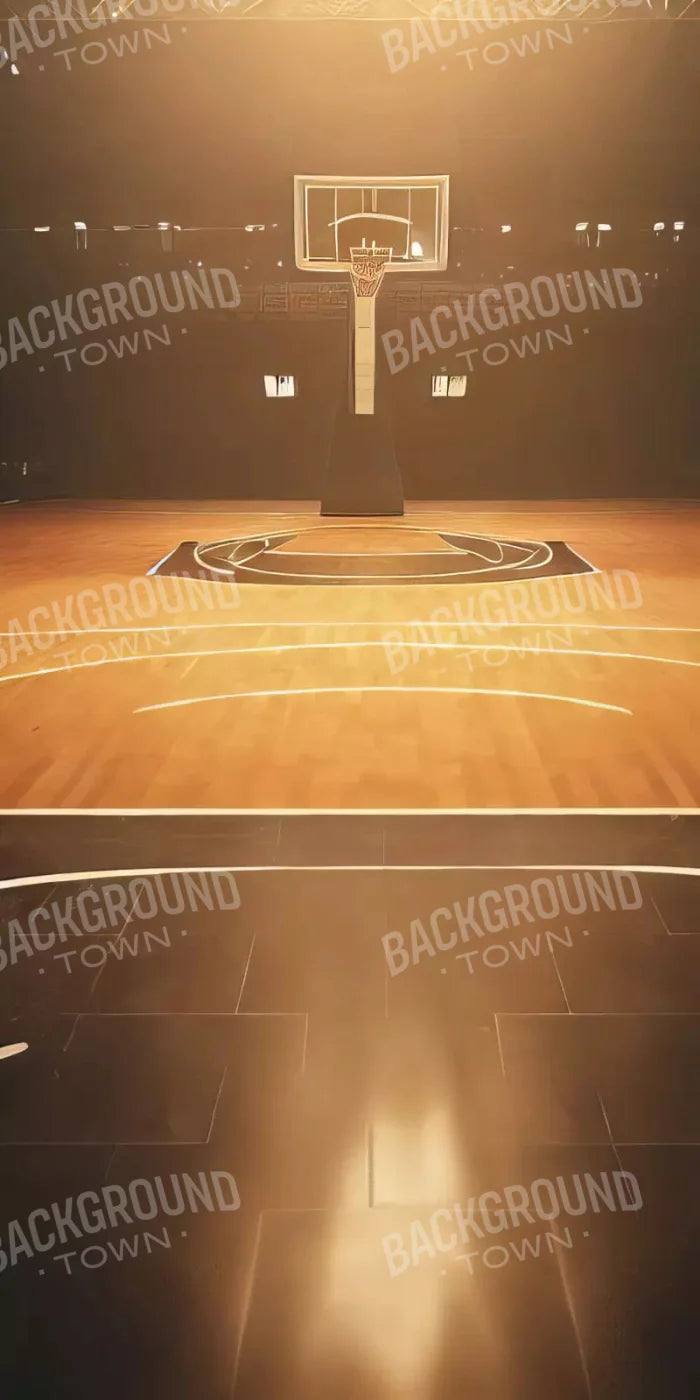 Basketball Court 10X20 Ultracloth ( 120 X 240 Inch ) Backdrop