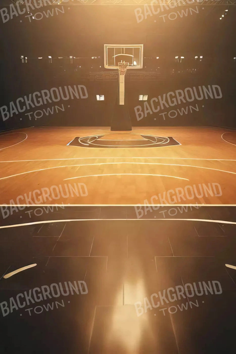Basketball Court 5X8 Ultracloth ( 60 X 96 Inch ) Backdrop