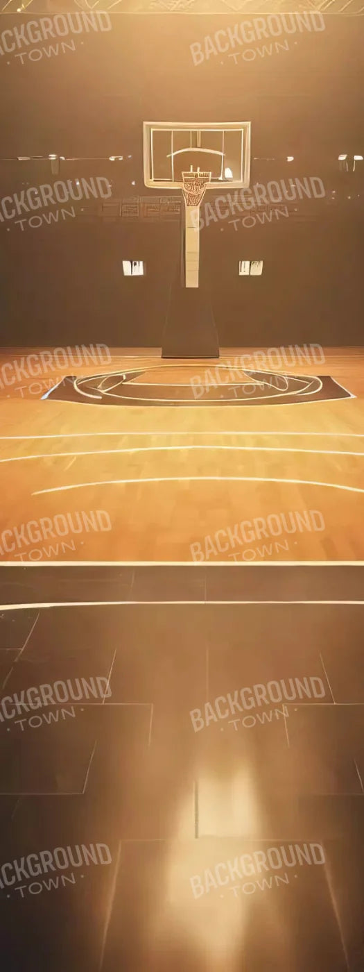 Basketball Court 8X20 Ultracloth ( 96 X 240 Inch ) Backdrop