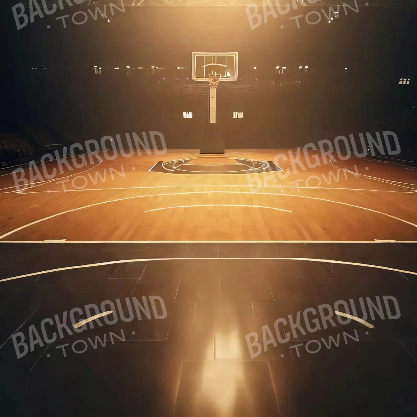 Basketball Court 8X8 Fleece ( 96 X Inch ) Backdrop