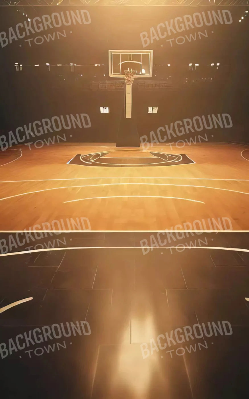 Basketball Court 9X14 Ultracloth ( 108 X 168 Inch ) Backdrop