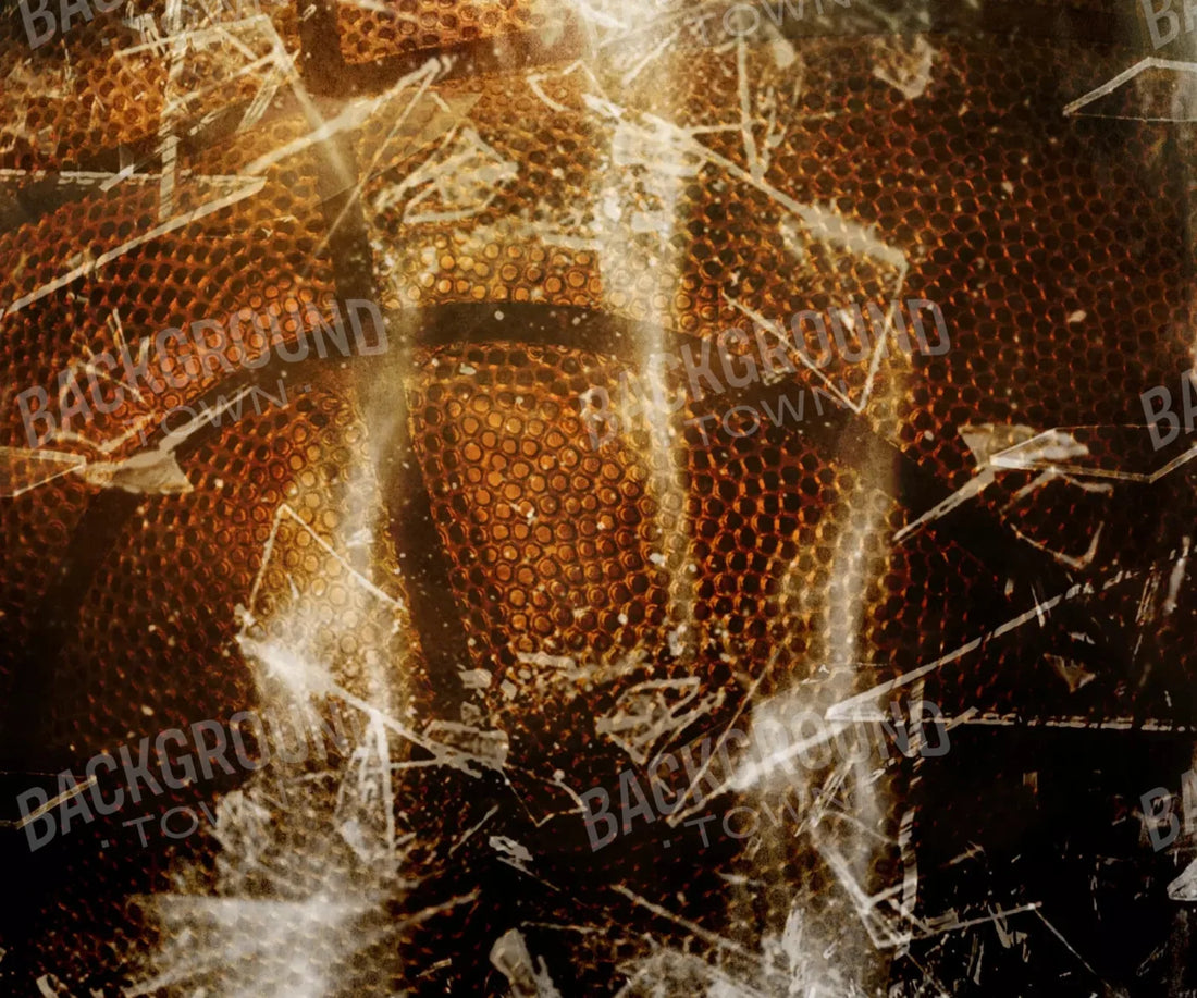 Basketball Grunge 5X42 Fleece ( 60 X 50 Inch ) Backdrop