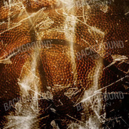 Basketball Grunge 8X8 Fleece ( 96 X Inch ) Backdrop