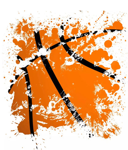 Basketball Splatter 10X12 Ultracloth ( 120 X 144 Inch ) Backdrop