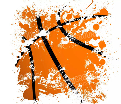 Basketball Splatter 12X10 Ultracloth ( 144 X 120 Inch ) Backdrop