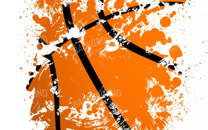 Basketball Splatter 14X9 Ultracloth ( 168 X 108 Inch ) Backdrop