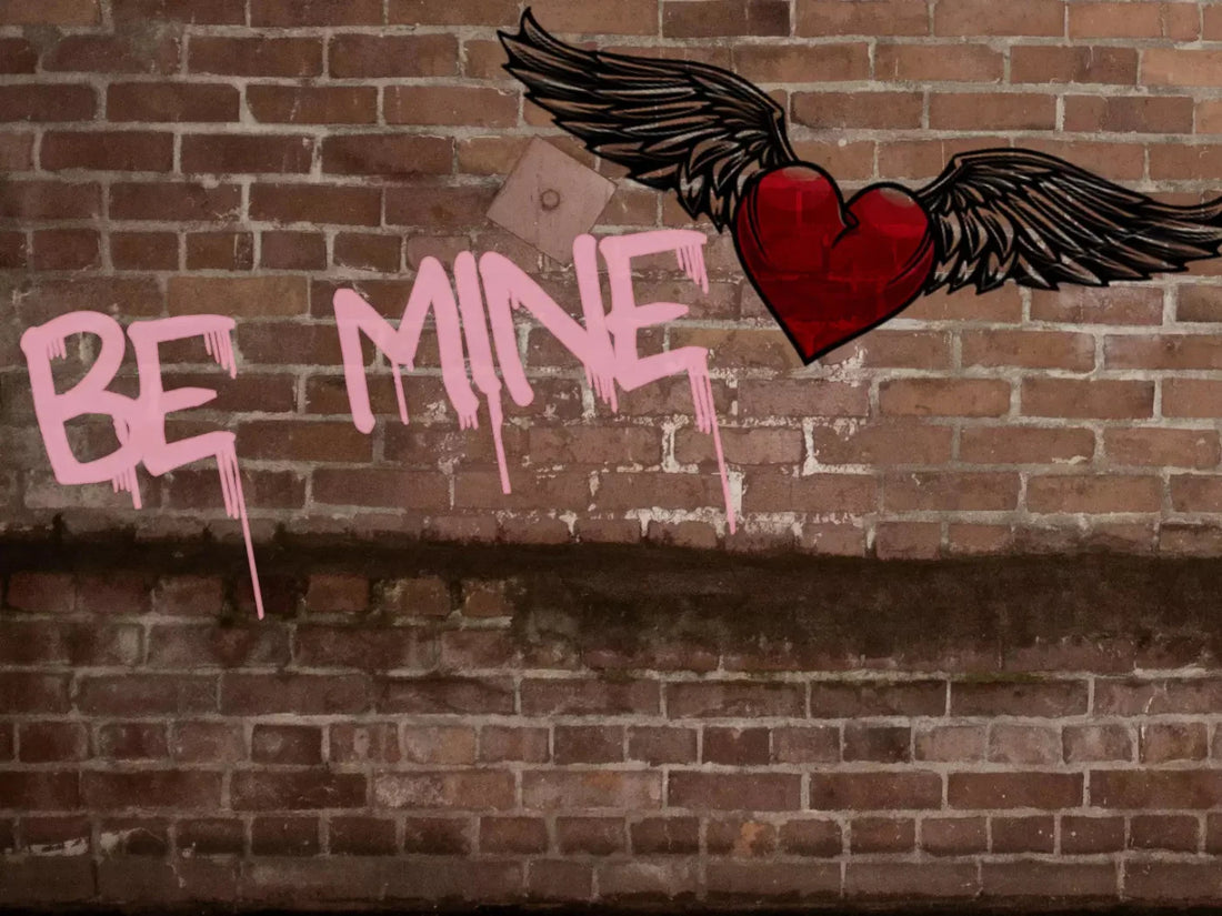 Be Mine 68X5 Fleece ( 80 X 60 Inch ) Backdrop