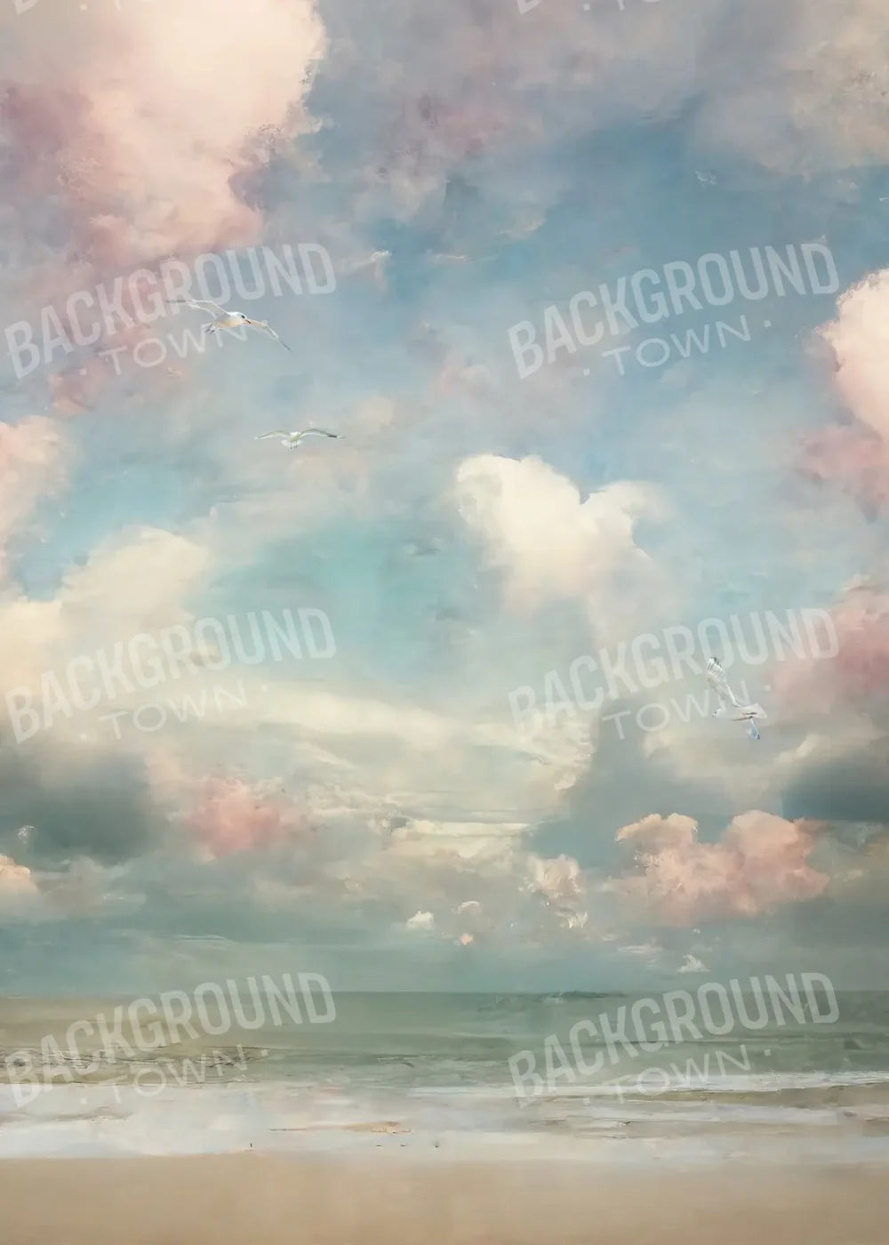 Beach Vibes III 5’x7’ UltraCloth (60 x 84 inch) Backdrop