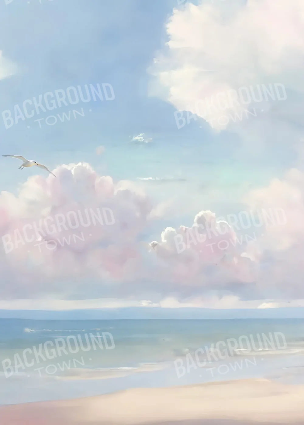 Beach Vibes II 5’x7’ UltraCloth (60 x 84 inch) Backdrop