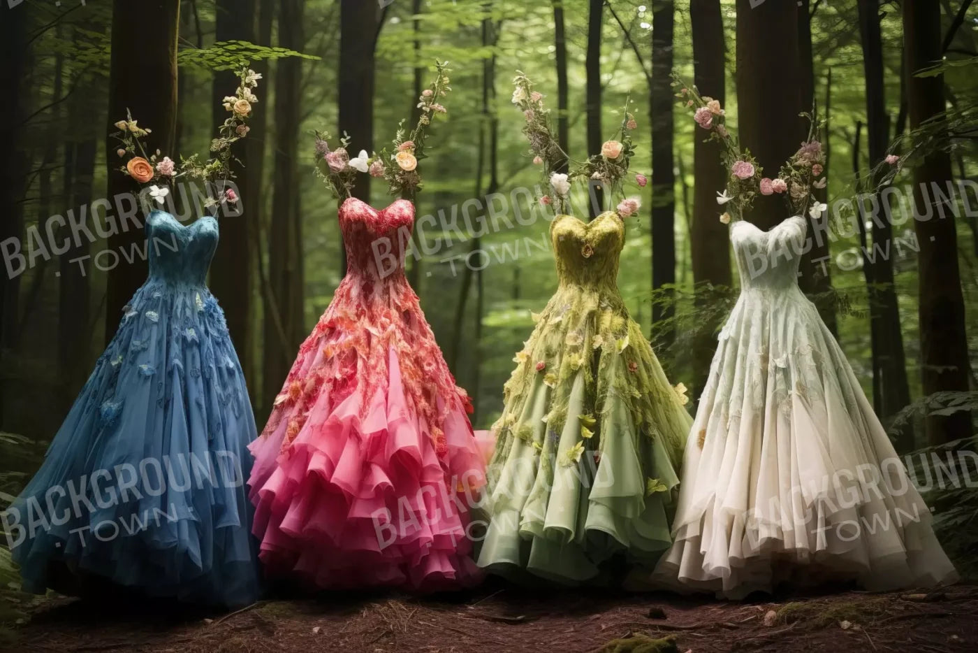 Beauty In The Forest 12’X8’ Ultracloth (144 X 96 Inch) Backdrop
