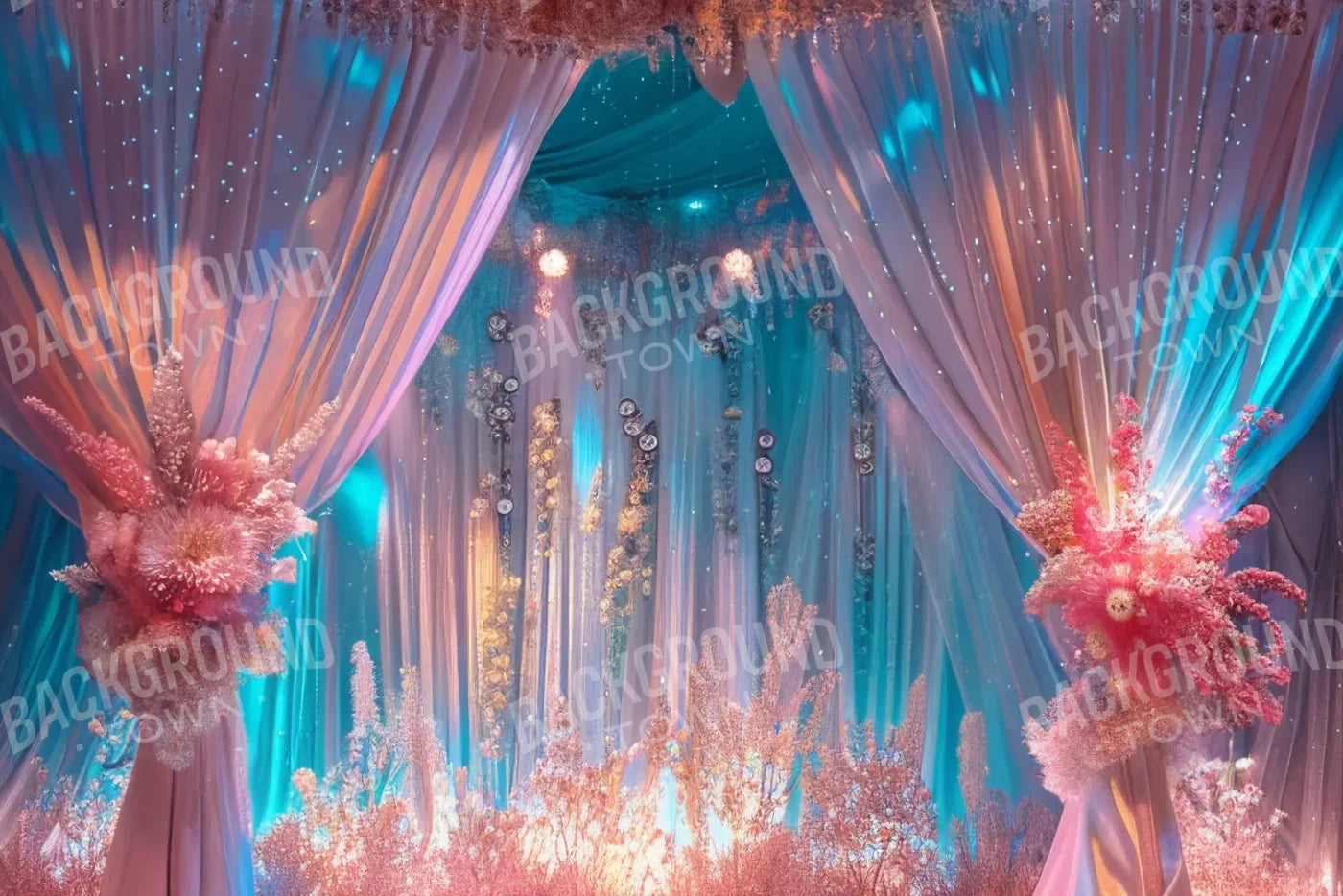 Beauty Pageant Stage 12’x8’ UltraCloth (144 x 96 inch) Backdrop