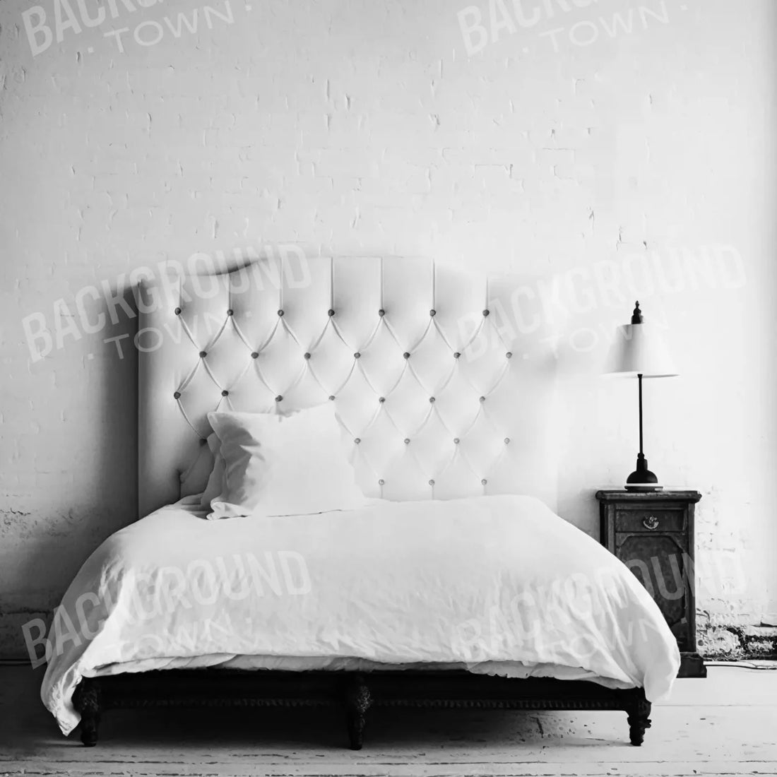 White Boudoir Backdrop for Photography