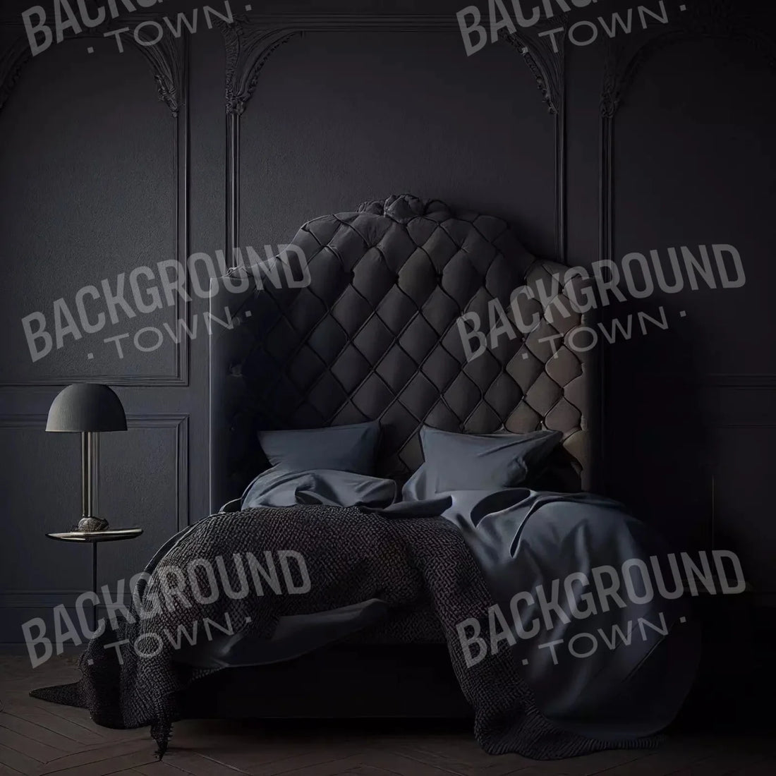 Black Boudoir Backdrop for Photography