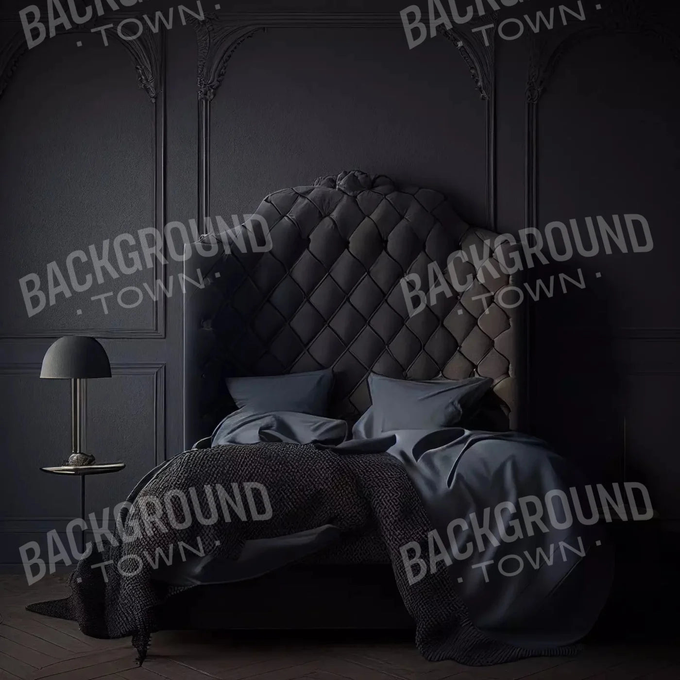 Black Boudoir Backdrop for Photography