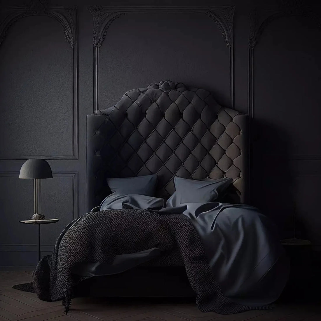 Black Boudoir Backdrop for Photography