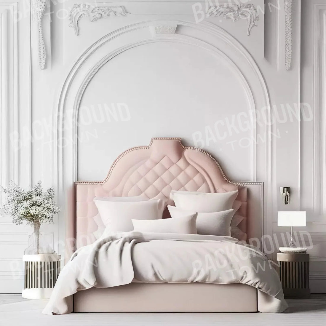 Bedroom Pink I 10X10 Ultracloth ( 120 X Inch ) Backdrop