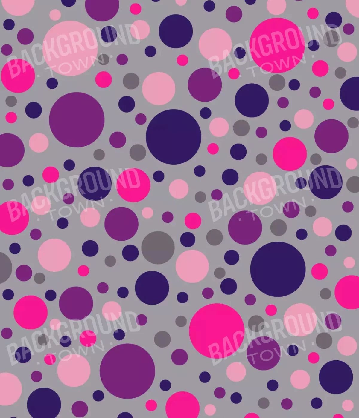 Berry Polka 10X12 Ultracloth ( 120 X 144 Inch ) Backdrop