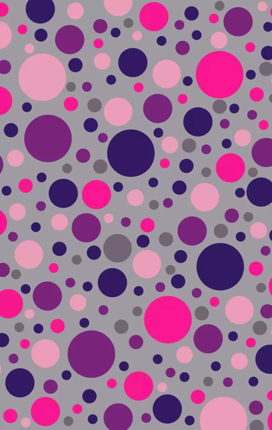 Berry Polka 10X16 Ultracloth ( 120 X 192 Inch ) Backdrop