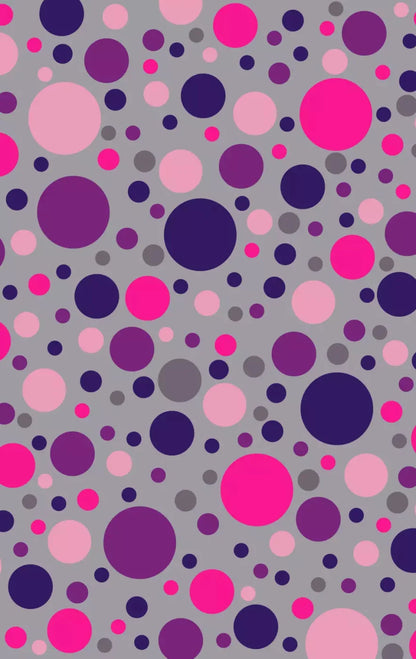 Berry Polka 10X16 Ultracloth ( 120 X 192 Inch ) Backdrop