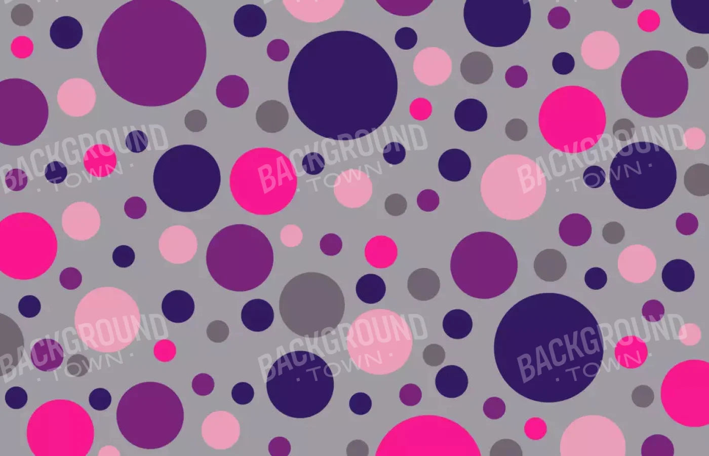 Berry Polka 12X8 Ultracloth ( 144 X 96 Inch ) Backdrop