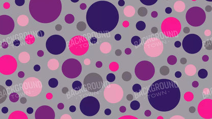 Berry Polka 14X8 Ultracloth ( 168 X 96 Inch ) Backdrop