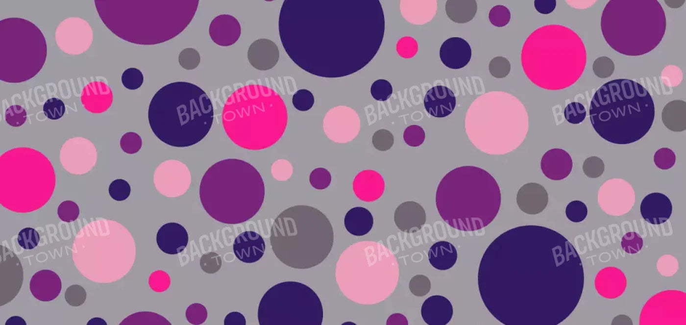 Berry Polka 16X8 Ultracloth ( 192 X 96 Inch ) Backdrop