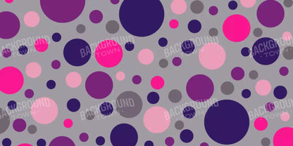 Berry Polka 20X10 Ultracloth ( 240 X 120 Inch ) Backdrop