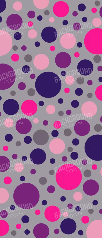 Berry Polka 5X12 Ultracloth For Westcott X-Drop ( 60 X 144 Inch ) Backdrop