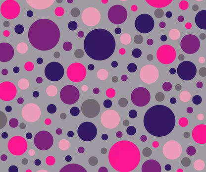 Berry Polka 5X42 Fleece ( 60 X 50 Inch ) Backdrop