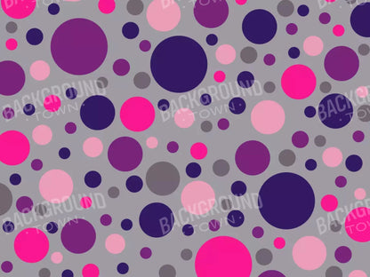 Berry Polka 7X5 Ultracloth ( 84 X 60 Inch ) Backdrop