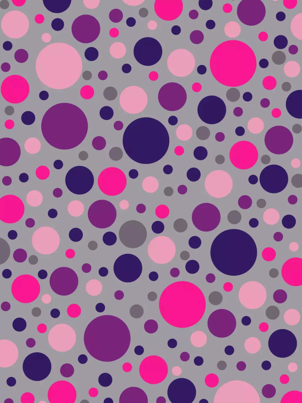 Berry Polka 8X10 Fleece ( 96 X 120 Inch ) Backdrop