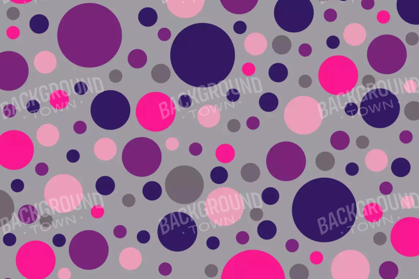 Berry Polka 8X5 Ultracloth ( 96 X 60 Inch ) Backdrop