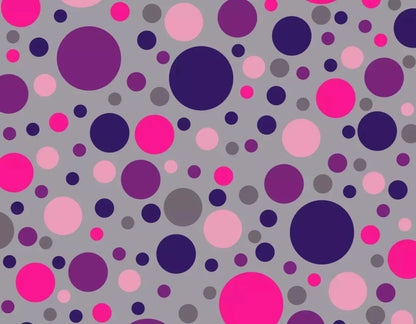 Berry Polka 8X6 Fleece ( 96 X 72 Inch ) Backdrop