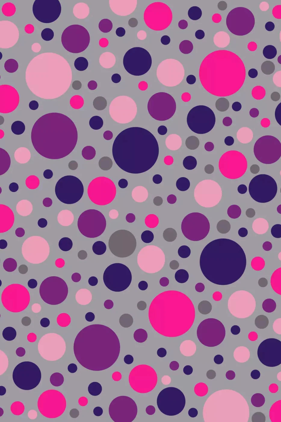 Berry Polka 5X76 For Lvl Up Backdrop System ( 60 X 90 Inch )