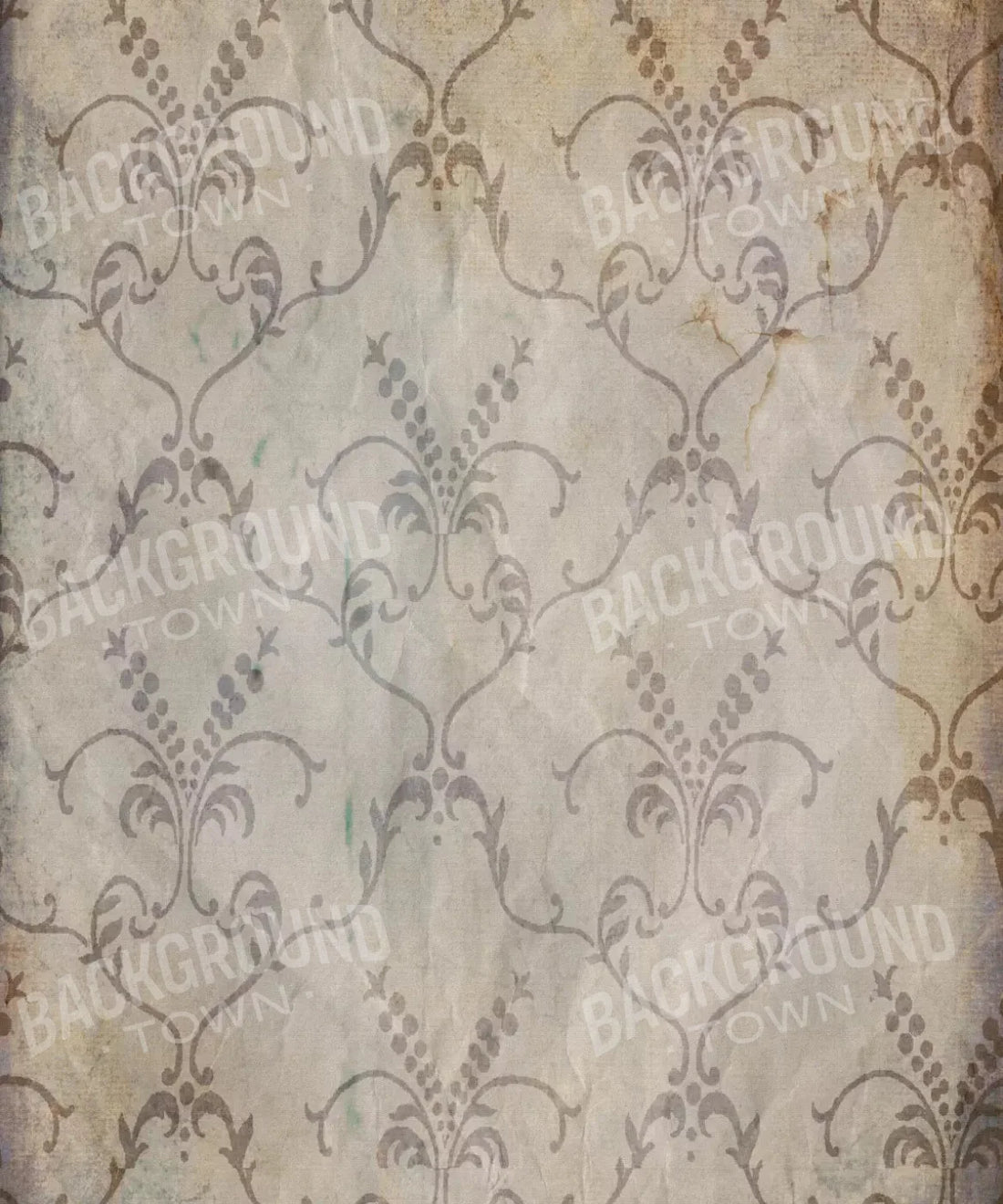 Beige Damask Backdrop for Photography