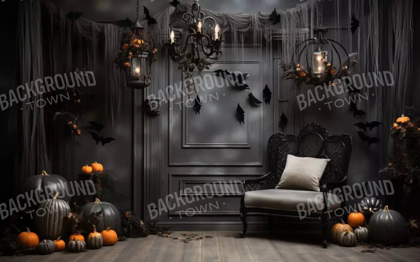 Bewitched With Bats 14X9 Ultracloth ( 168 X 108 Inch ) Backdrop