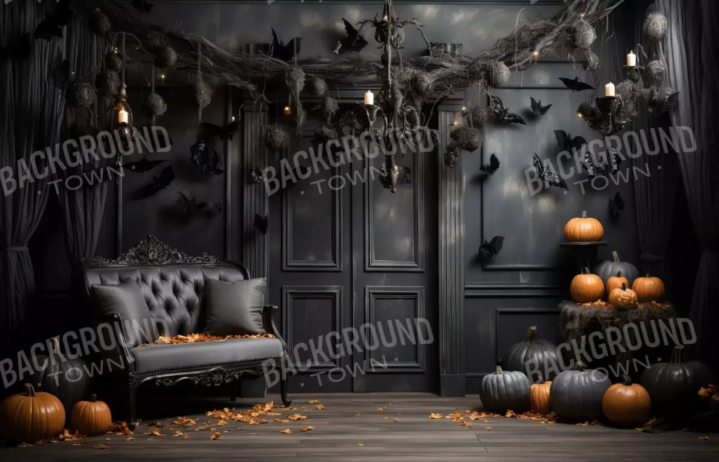 Bewitched With Bats Ii 14’X9’ Ultracloth (168 X 108 Inch) Backdrop