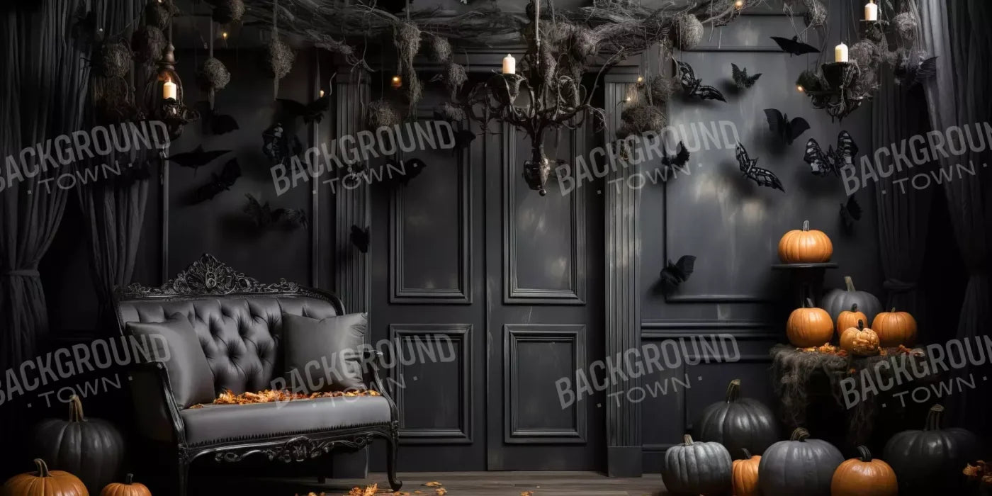 Bewitched With Bats Ii 16’X8’ Ultracloth (192 X 96 Inch) Backdrop