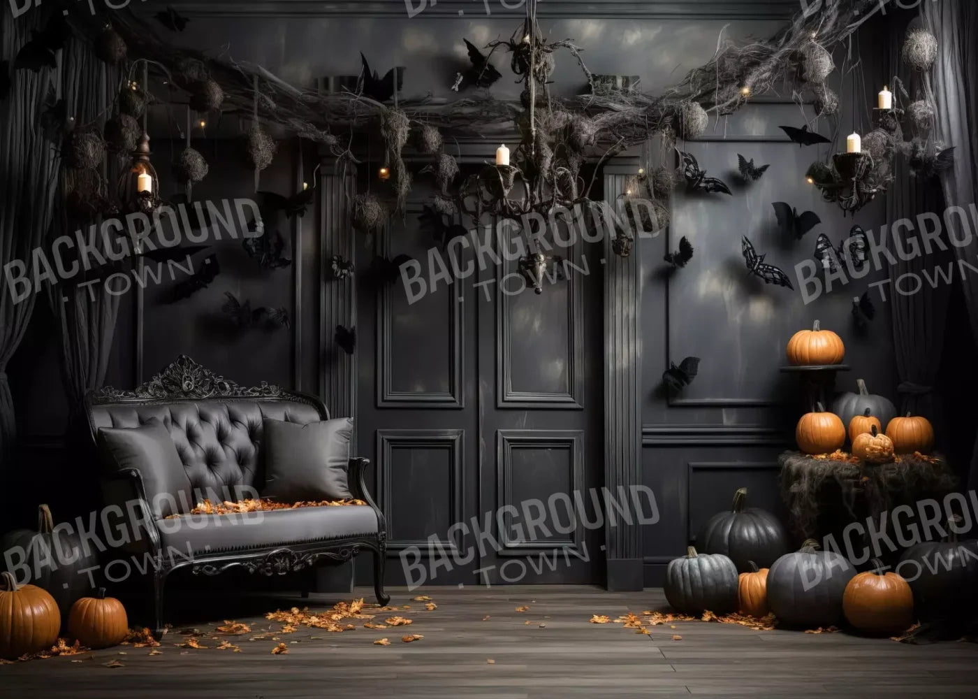 Bewitched With Bats Ii 7’X5’ Ultracloth (84 X 60 Inch) Backdrop