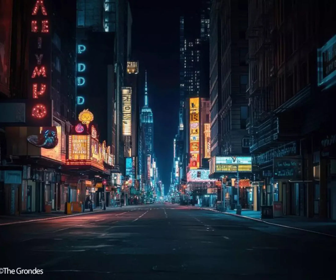 Big City Lights 5’x4’2 Fleece (60 x 50 inch) Backdrop